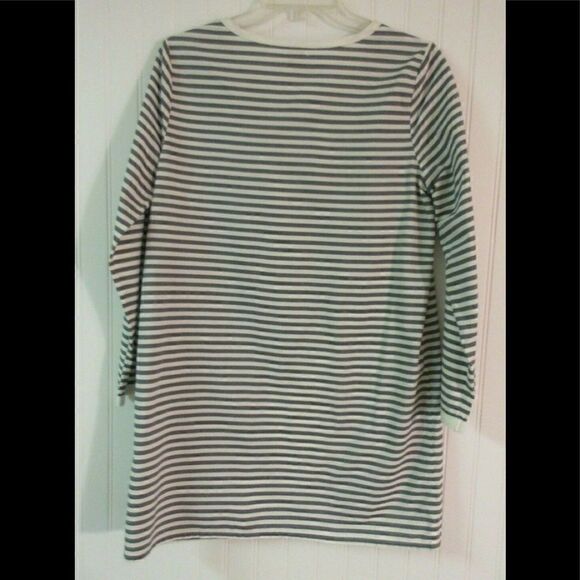 J. Crew tunic dress 100% cotton striped Small - Picture 2 of 4